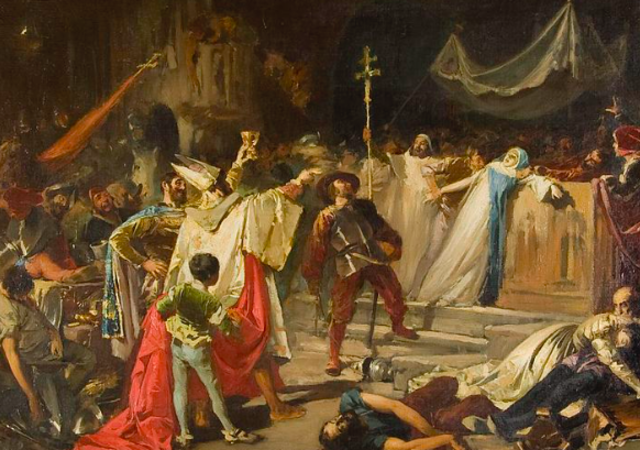 S.Onofrio Monastery gave the order to attack.