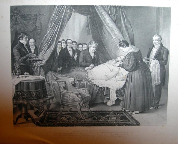 Enfermedad del rey Fernando VII.