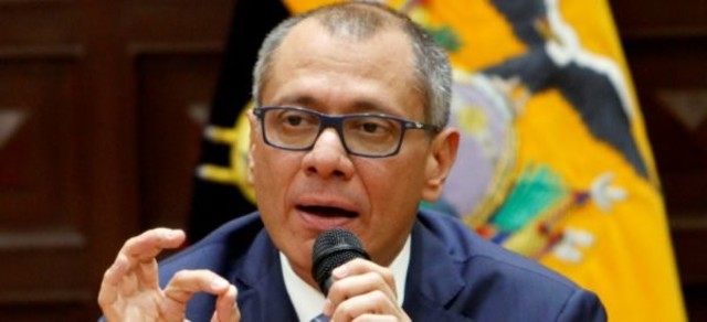 Por caso Odebrecht, prisión preventiva a vicepresidente de Ecuador