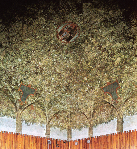 the painting:sala delle asse