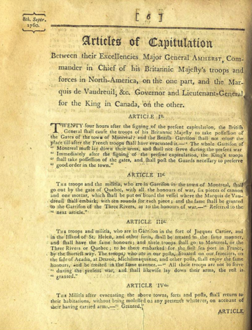 Articles of capitulation