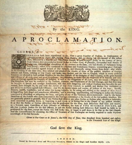 Royal Proclamation