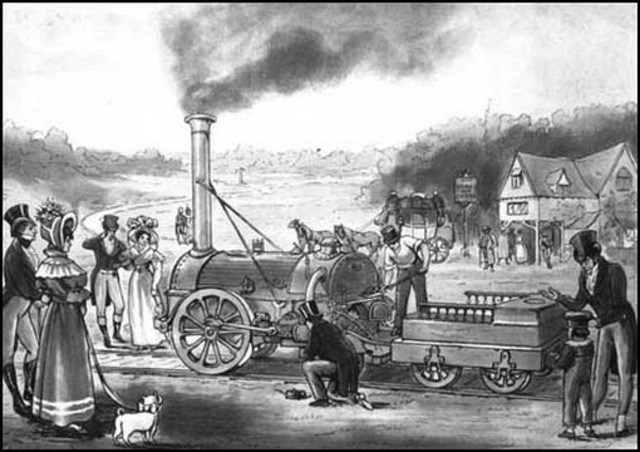 Invención de la locomotora