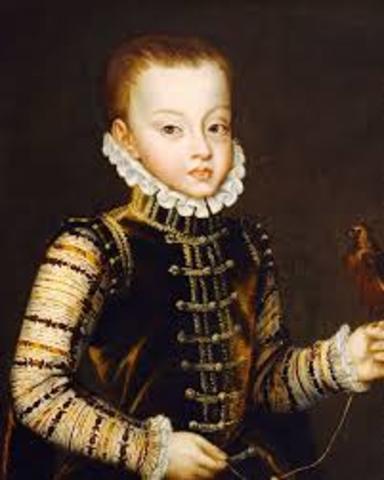 Philip's son Don Carlos was born (1545-1568)