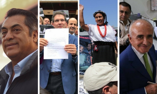 Se registran en total 48 aspirantes a la candidatura independiente por la presidencia 2018