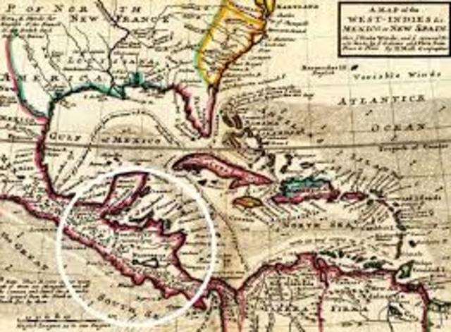 Inglaterra obtiene el dominio de Belice y es llamada, Honduras Británica