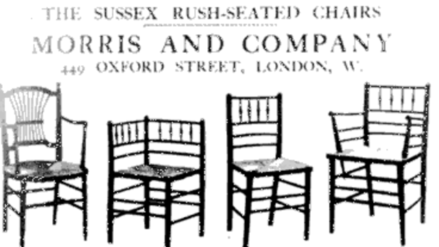 William Morris fundó la Morris, Marshall, Faulkner & Co.