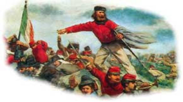 Garibaldi y su ejército conquistan Sicilia.