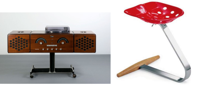 Un taburete de los hermanos Castiglioni.