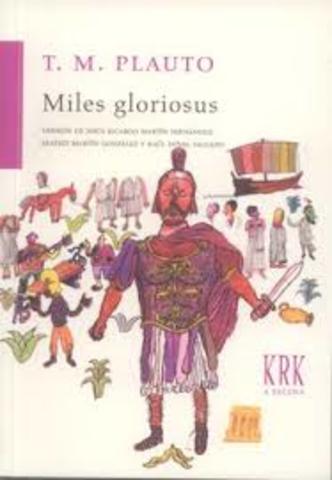 Plauto; "Miles Gloriosus"