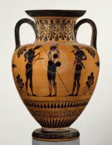 Ancient Greece pottery art