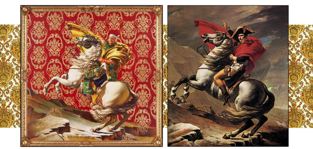 Napoleon Leading the Army Over the Alps