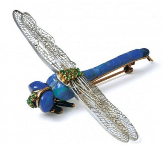 Prendedores Libélula de Louis Tiffany.