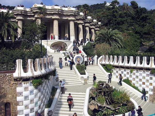 Parque Güell de Gaudí.