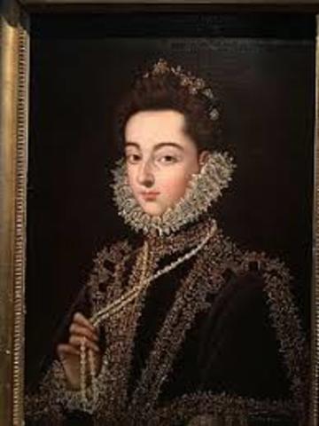 Philip's daughter Catherine Micaela was born (1567-1597)