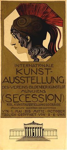 Behrens funda la Secesión de Munich.