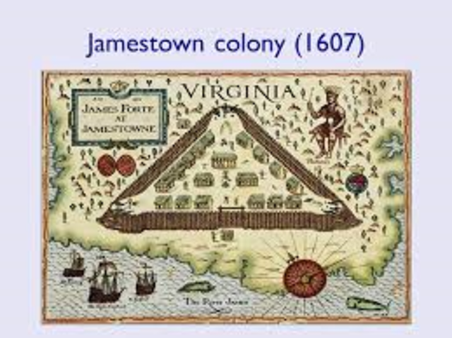 1607- The First Colony was founded at Jamestown, Virginia