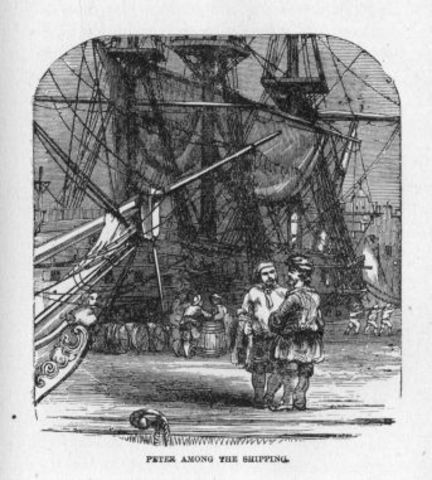 Embarks on the "Grand Embassy"