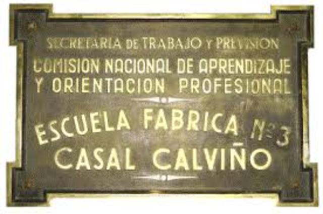 Perón crea las escuelas fábricas