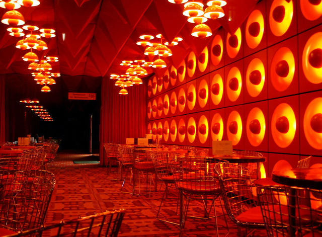 Spiegel Canteen, Hamburg, by Panton