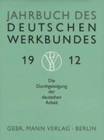Deutscher Werkbund 1er anuario
