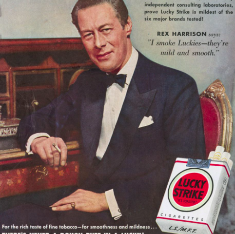 Identidad de los cigarrillos “Lucky Strike”