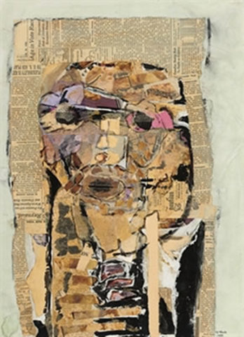 John McHale hizo collages en 1955 a partir de revistas post-guerra Americanas.