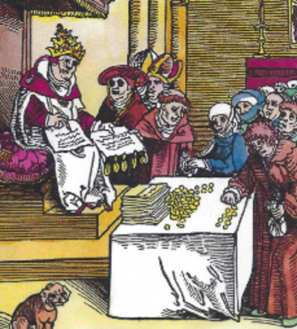 Geschäft mit dem Ablass