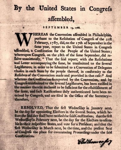 Independence and then Constitution