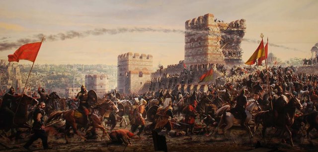 1453 AD Fall of Constantinople