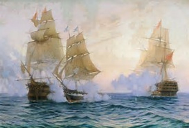 He begins working on creating the Russian Navy.