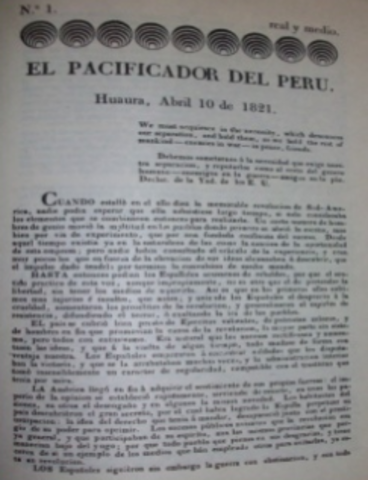 EL PACIFICADOR DEL PERÚ