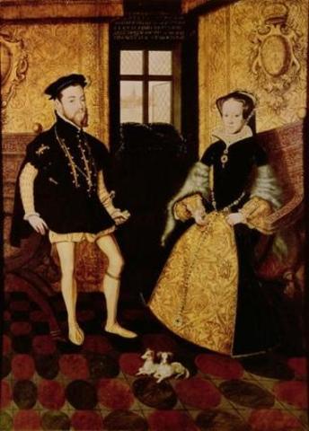 Philip II of Spain married Queen Mary I of England