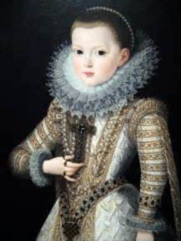 Phillip's daughter Isabella Clara Eugenia (1566–1633) was born