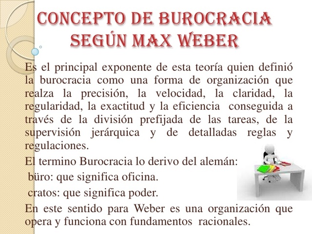 Teoría de la Burocracia