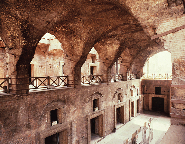 Interior of Markets of Trajan