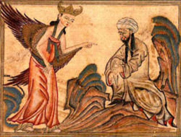 Aparició de l'arcángel Gabriel.