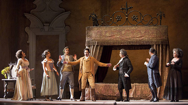 First appearance of the opera ``Las bodas de Fígaro´´ (in spanish)