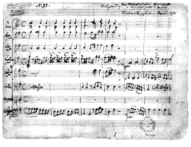 He triumphs in the first appearance of his opera (Mitrídates)