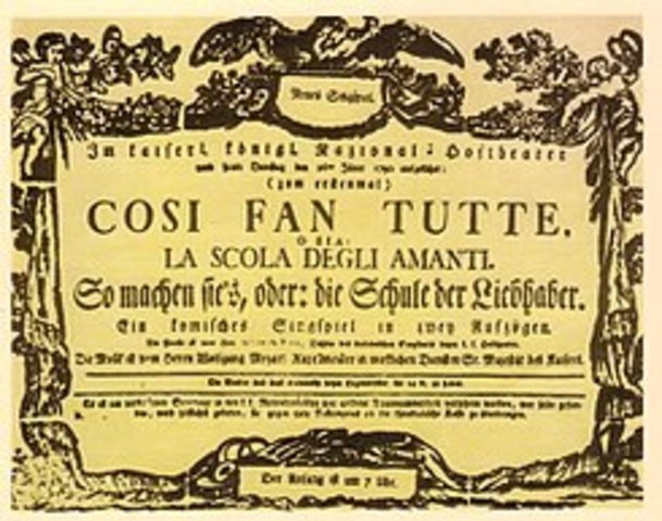 He succesfully shows the opera ``Così fan tutte´´