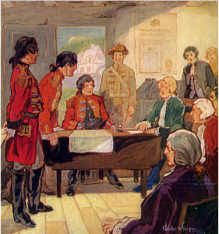 Difficulties of the first governor: James Murray