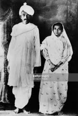 Gandhi's wedding