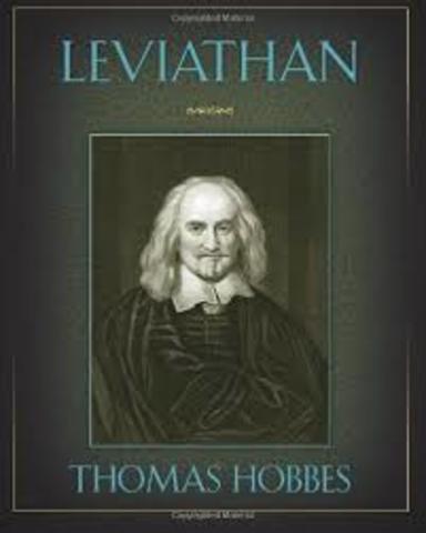 Thomas Hobbes published Leviathan