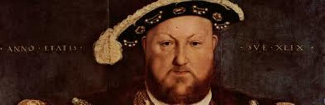 King Henry VIII begins Protestant Anglican church