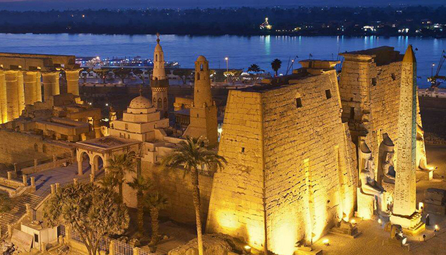 Thebe de hoofdstad van Egypte