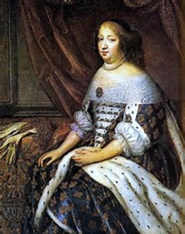Louis's mother, Anne of Austria, dies
