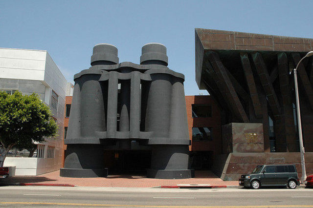 The Binocular Entrance to the Chiat Building