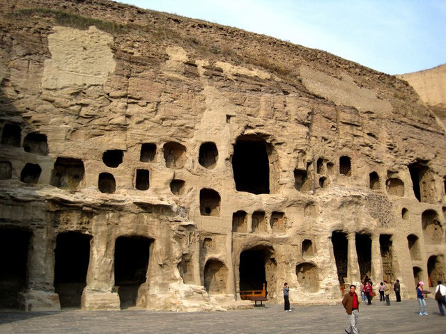 Cuevas de Yungang en Datong. China