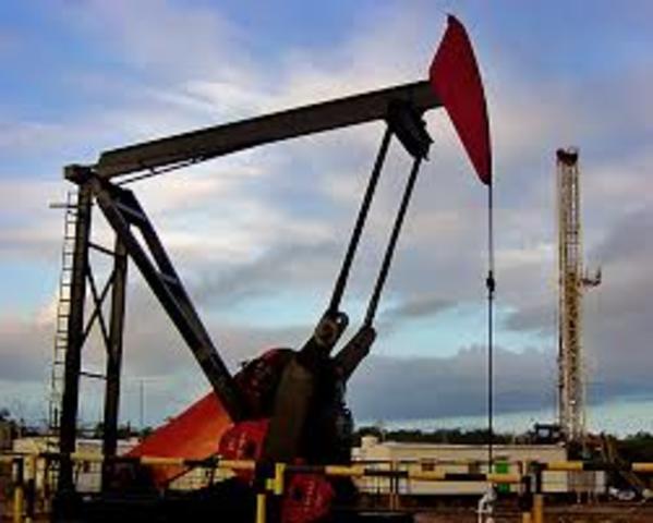 El taladro de petróleo