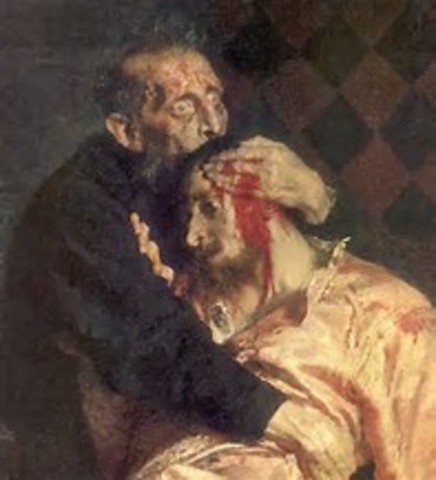 Ivan killed his oldest son, Basil